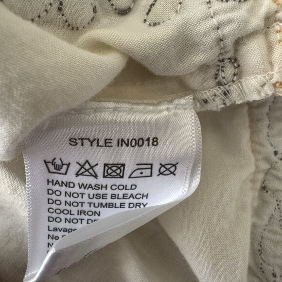 Glamorous Embroidered Crop Top Size Small Split Open Back Festival - Picture 5 of 8